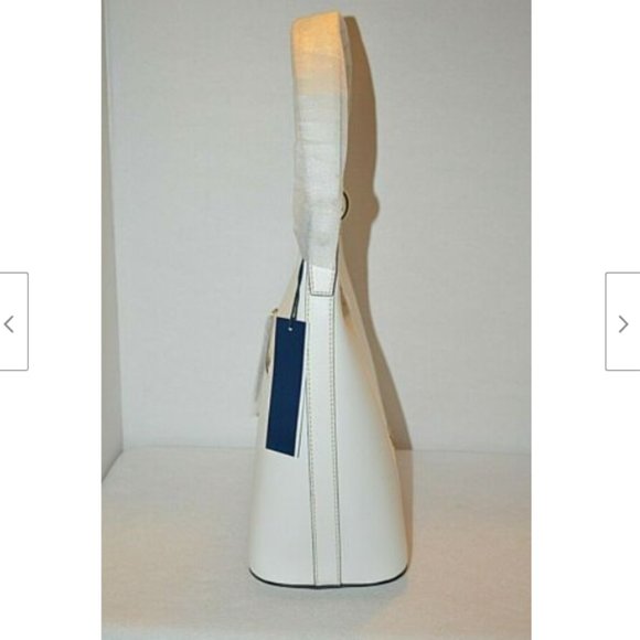 Dooney & Bourke Saffiano Italian Leather White Bag - Picture 5 of 12